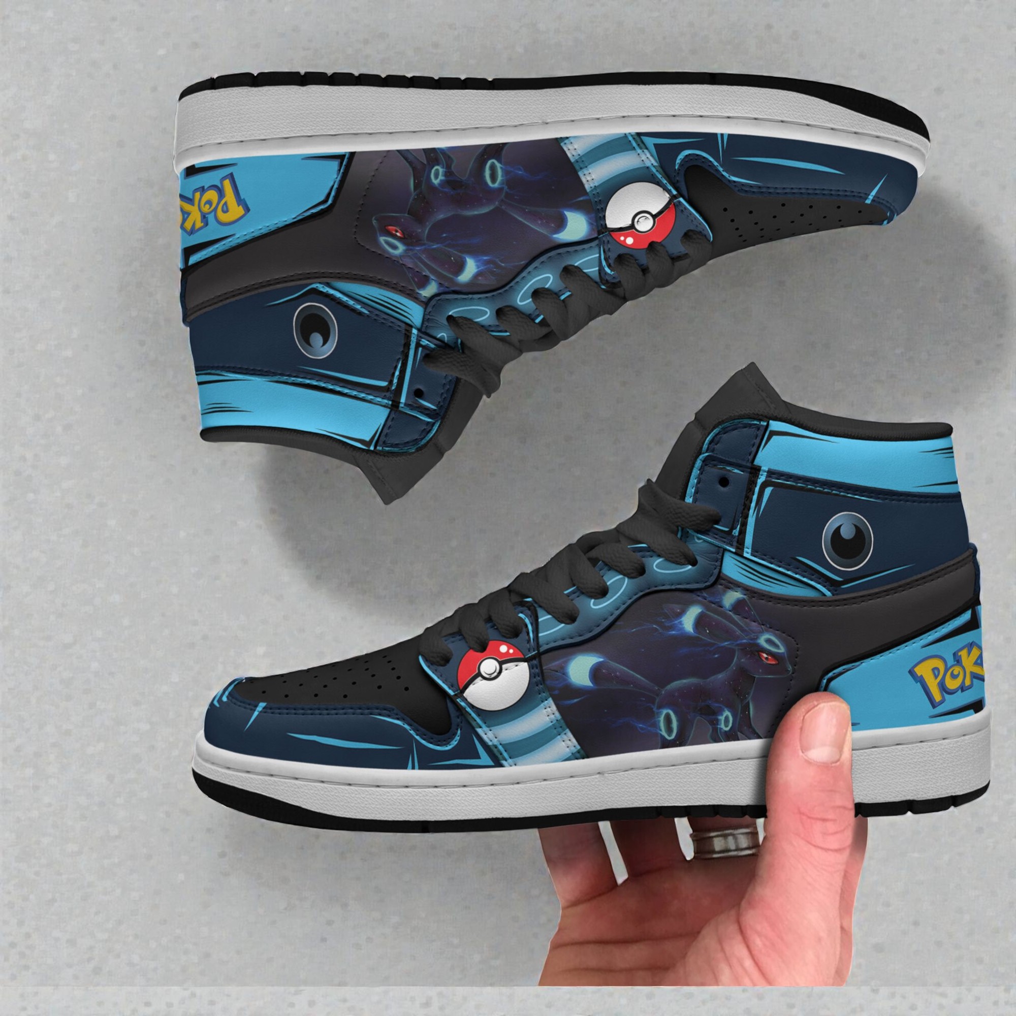 pkm umbreon shoes custom anime boot sneakers 2 rs2ndf