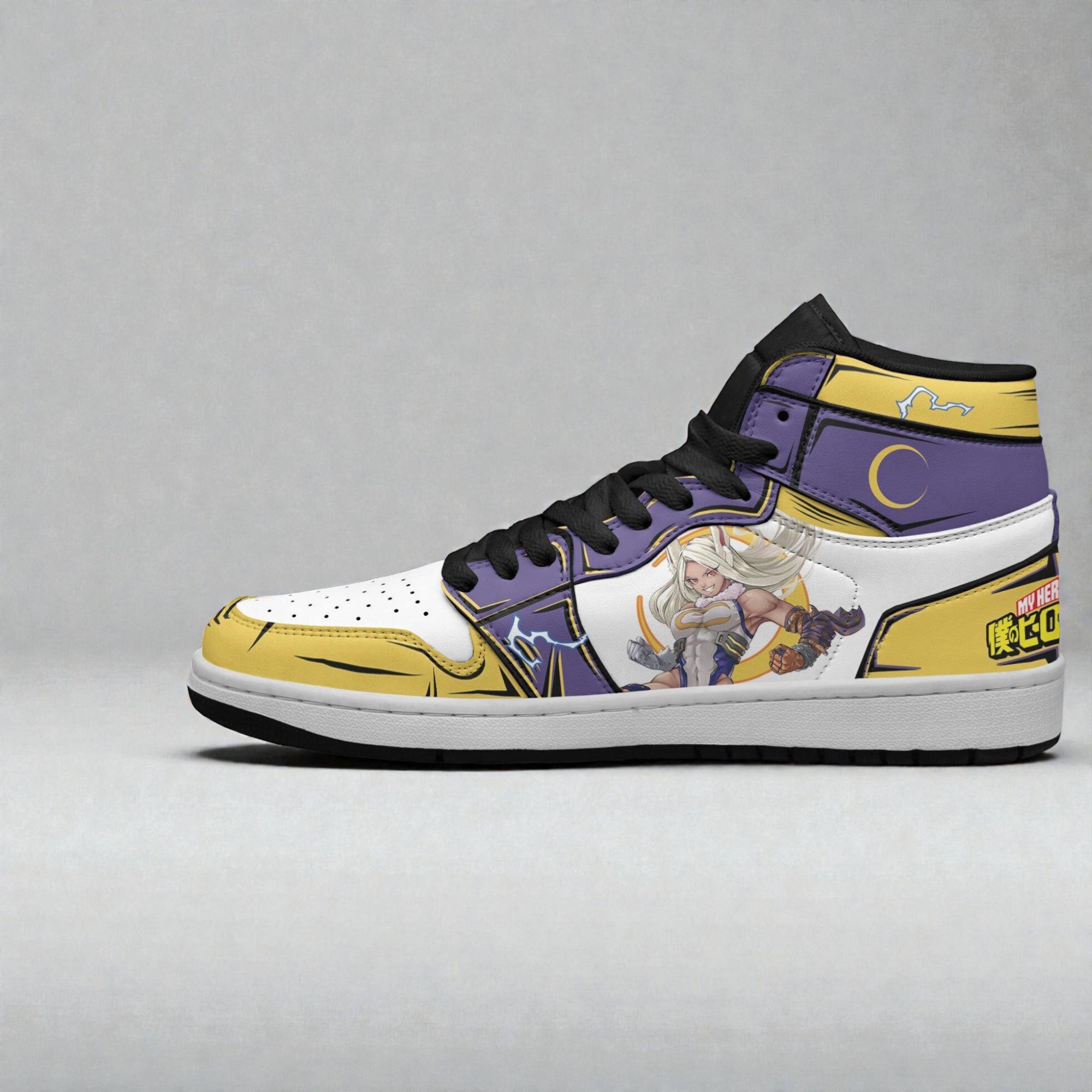 rumi usagiyama boot sneakers custom my hero academia anime shoes 2 kqqapi