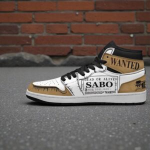 sabo wanted jordan sneaker boots custom one piece anime shoes 1 hzr2se