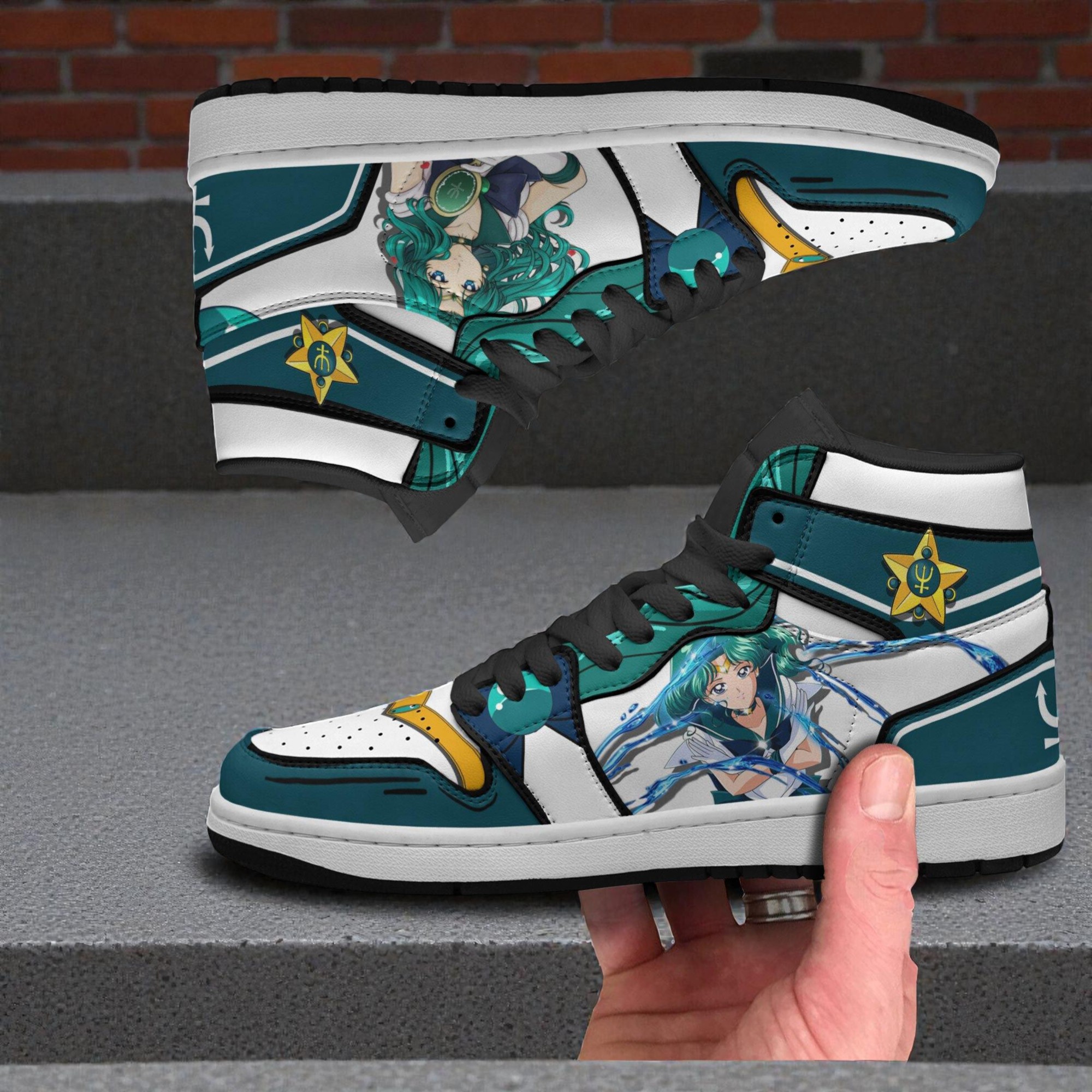 sailor neptune jordan sneaker boots unique custom anime sm shoes 2 ehqiif