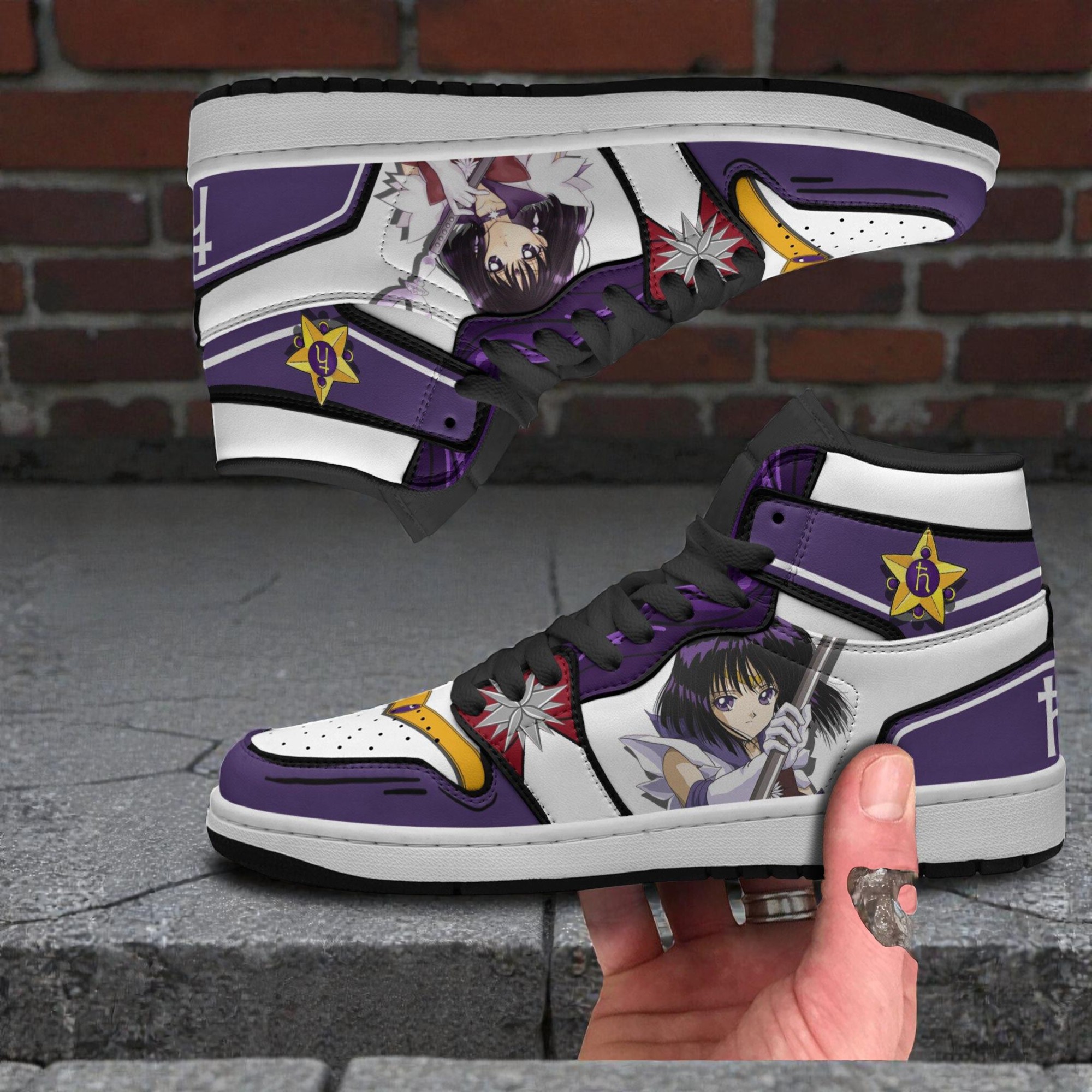 sailor saturn jordan sneaker boots unique custom anime sm shoes 2 hgy7wc
