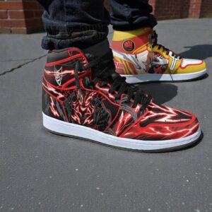 saitama x garou custom shoes opm anime boot sneakers 1 bhzjpe