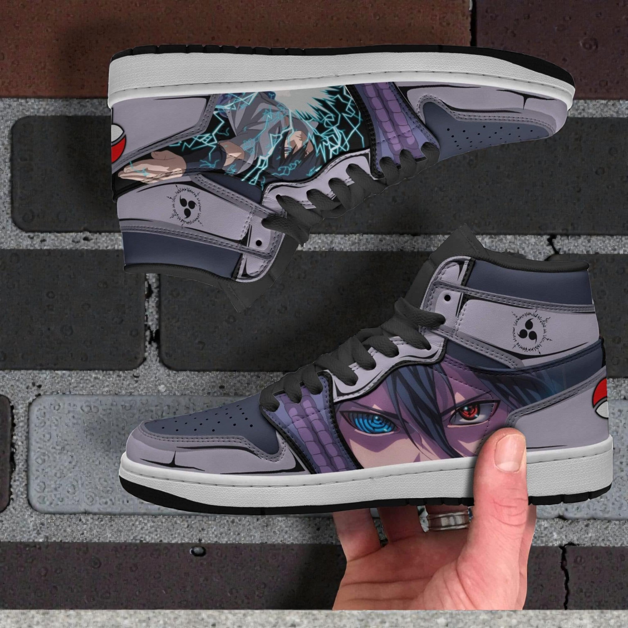 sasuke mangekyou sharingan jordan sneaker boots custom naruto anime aj1 shoes 2 uqyaq5