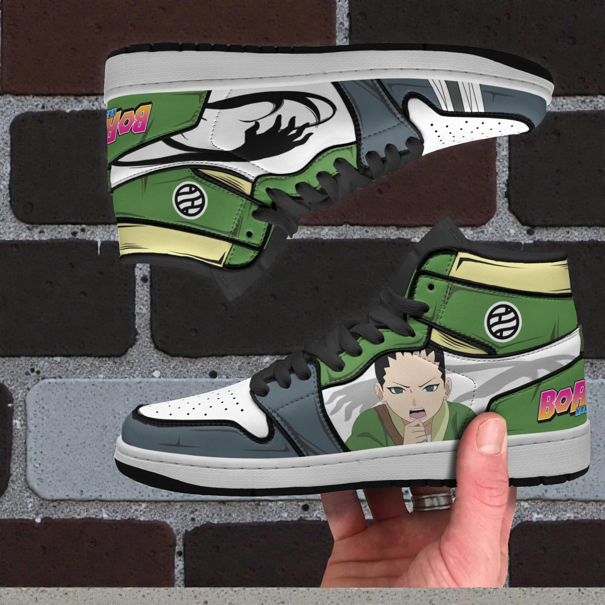 shikadai nara anime shoes boruto custom boot sneakers 2 qjyjvb