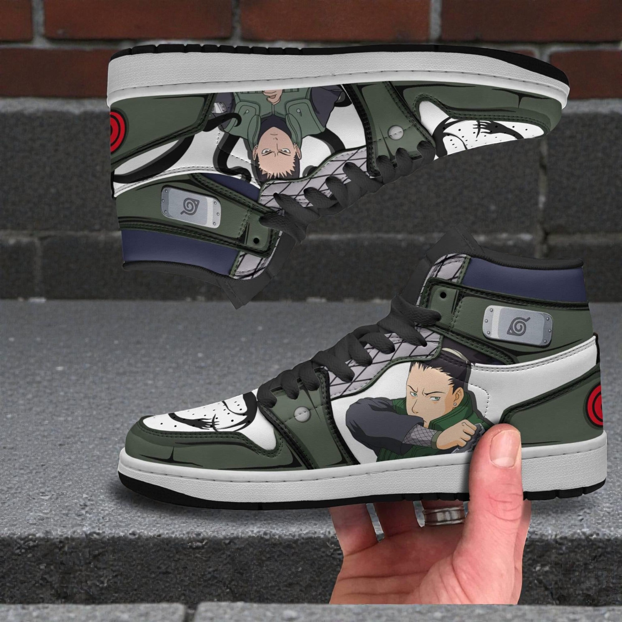 shikamaru nara jordan sneaker boots custom naruto anime shoes 2 fqdgop