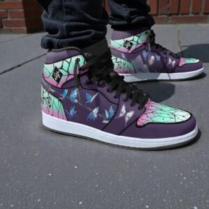 shinobu sneakers custom kimetsu no yaiba anime jordan sneaker boots new version 1 xrhewr