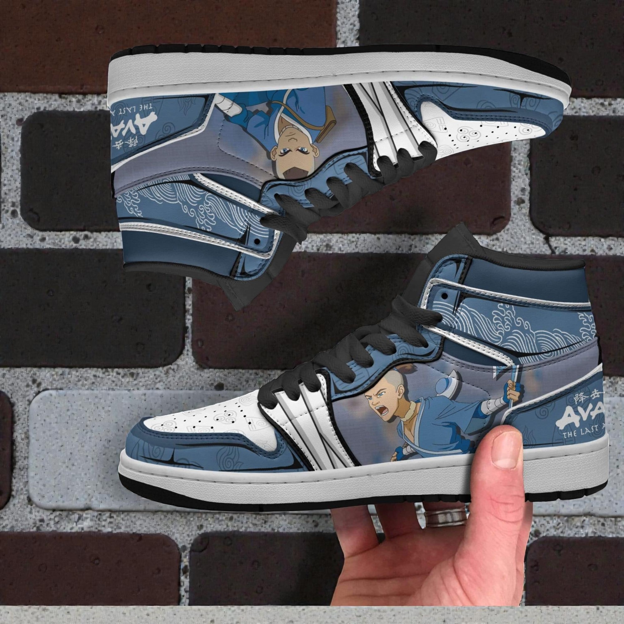 sokka jordan sneaker boots custom avt the last airbender anime shoes 2 wtufkr