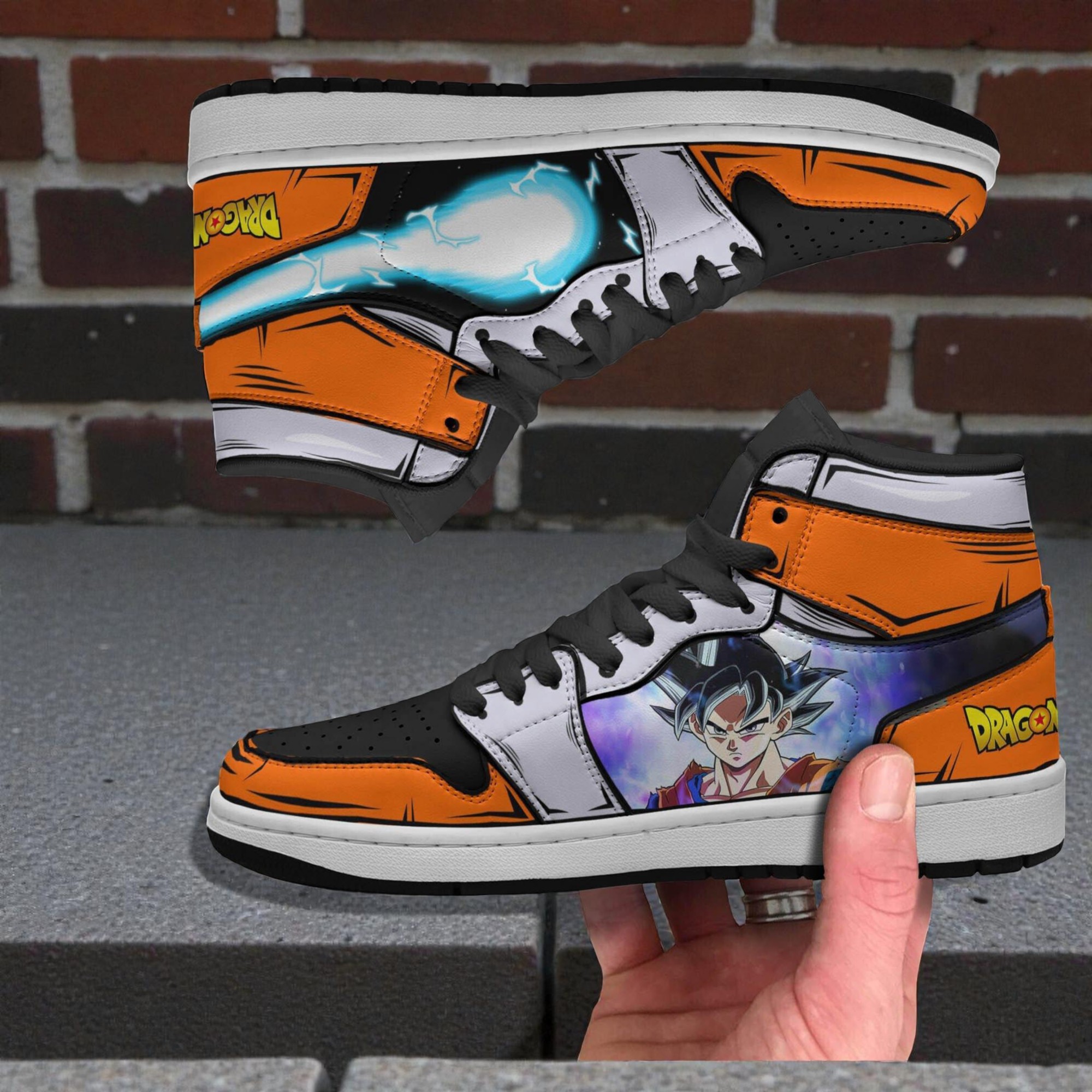 son goku jordan sneaker boots custom ultra instinct dragon ball z anime shoes 2 ygd8gx