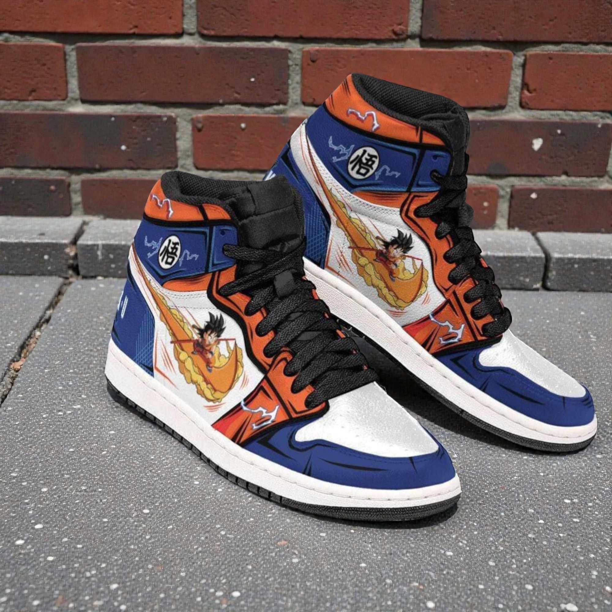 son goku kid shoes custom dragon ball anime jordan sneaker boots 2 mkbiwe