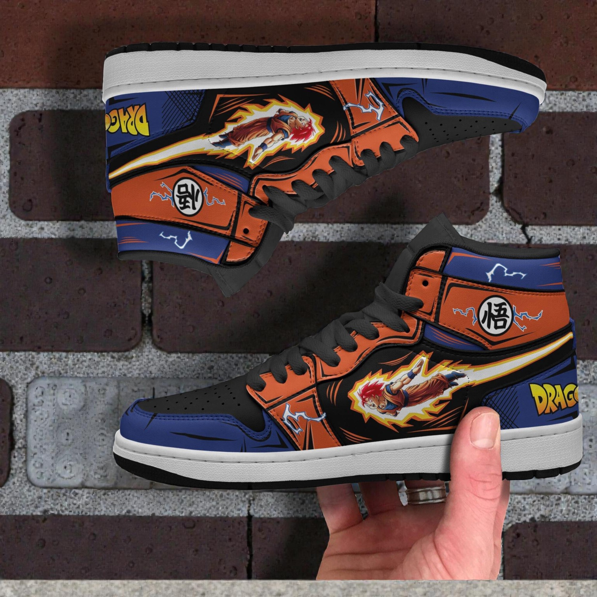 son goku saiyan god anime shoes dragon ball jordan sneaker boots 2 q4j3o6