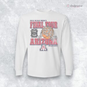 arizona wildcats mens basketball 2026 final four net shirt 1 k9auoh