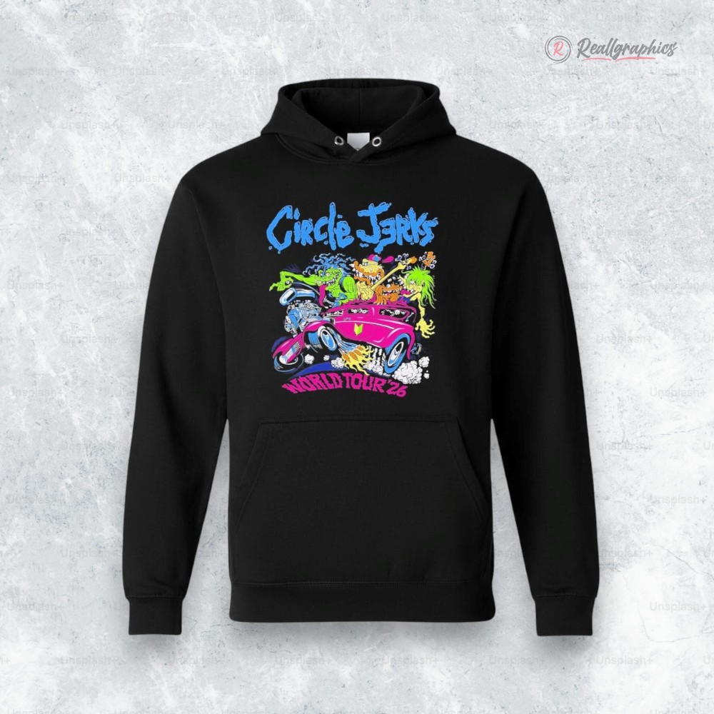 circle jerks world tour 2026 merch tee with gorilla biscuits and negatie approach shirt 2 pgaip1