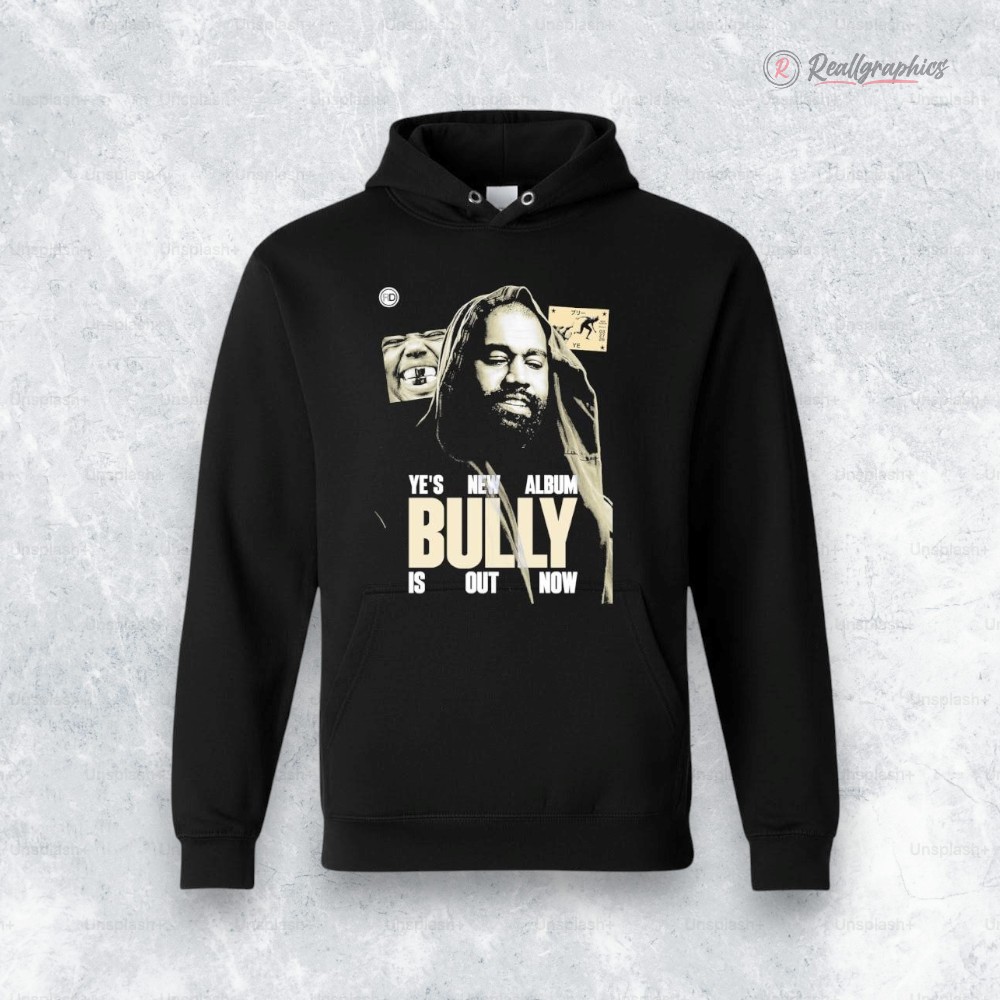 kanye west ye bully album merch coer art shirt 2 kwb1pc