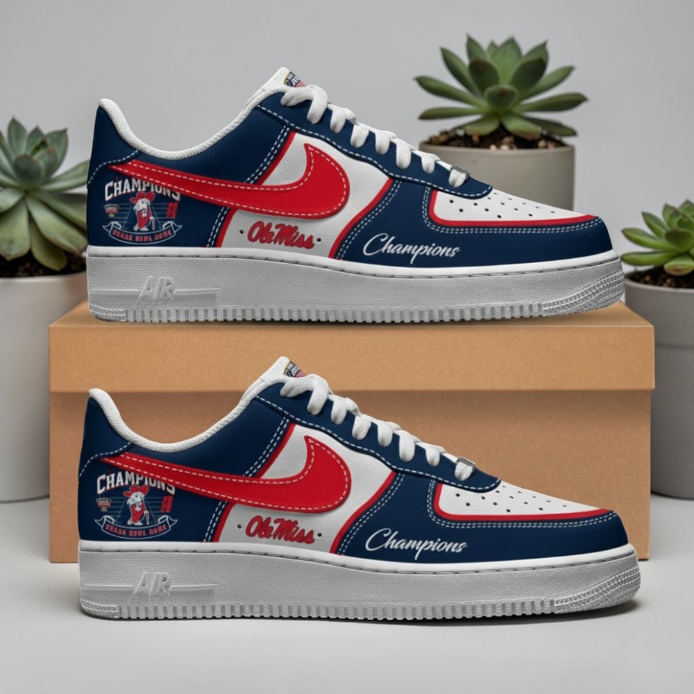 ole miss rebels sugar bowl champions air force 1 shoes sneakers ole miss rebels footwear 2 jvkp3f