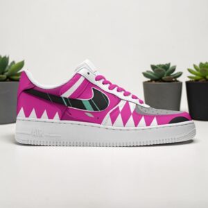 special edition mighty morphin power pink rangers air force 1 sneaker shoes 1 ylrbpg
