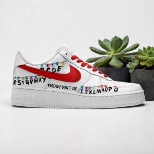 stranger things wall alphabet nike air force 1 shoes 1 yijcrp