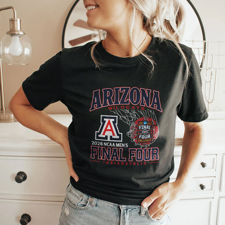 arizona wildcats 2026 ncaa men s final four indianapolis unisex shirt 2 jvft5e