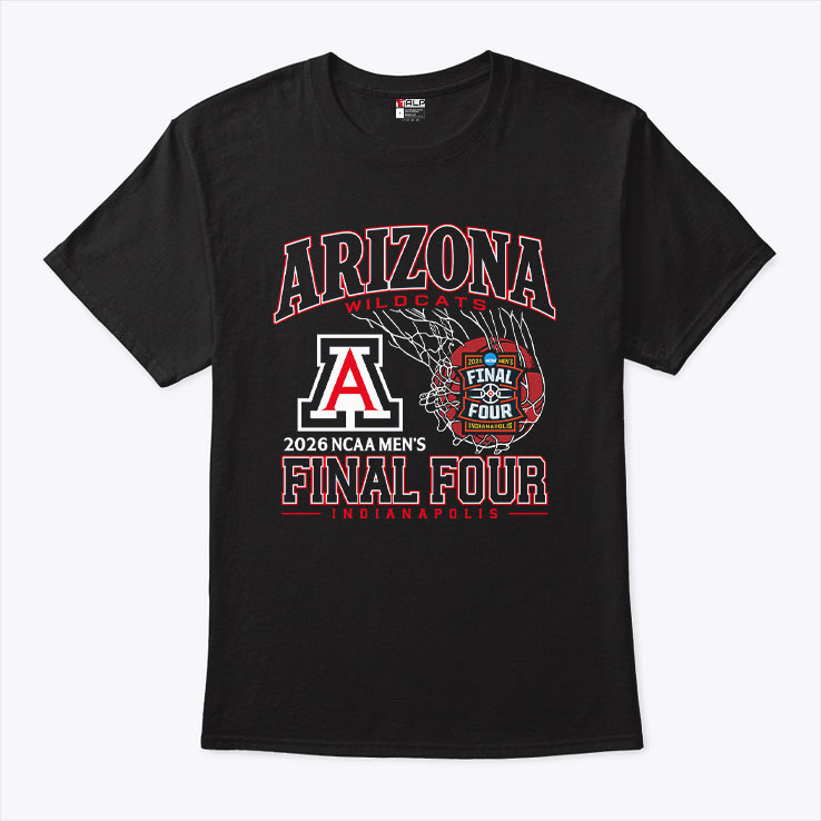 Arizona Wildcats 2026 NCAA Men's Final Four Indianapolis Unisex Shirt Arizona Wildcats 2026 NCAA Men's Final Four Indianapolis Unisex Shirt