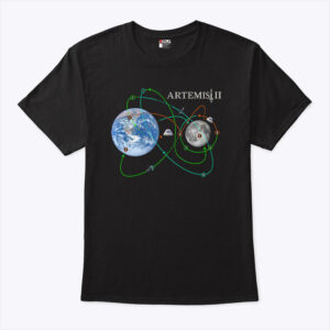 artemis ii moon mission nasa space program fan shirt fisuw2
