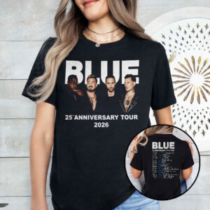 blue concert 25th anniversary tour 2026 shirt o6xk0u