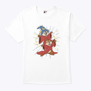 chip and dale wizard disney unisex shirt j5z2ea
