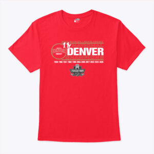 denver pioneers men s hockey 11 time national champs shirt yo6nar