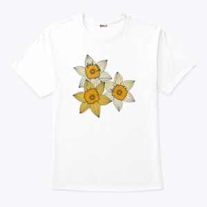 fuck maga fuck trump fuck ice yellow daffodil trio shirt ghef8y