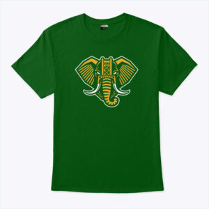 home run elephant oakland athletics unisex shirt zglpol