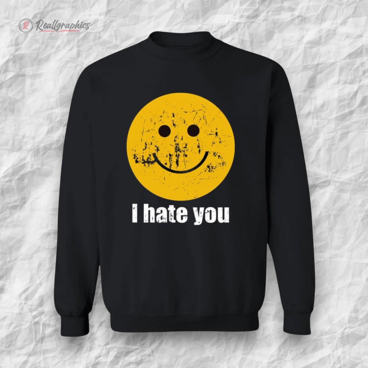 i hate you smiley face shirt 2 thfpqa