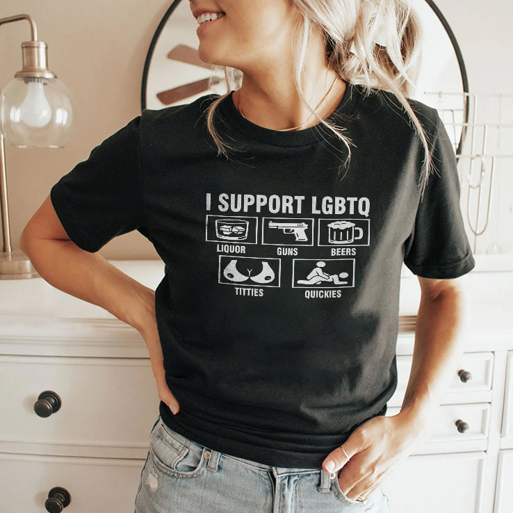 i support lgbtq liquor guns beers titties quickies shirt 2 gh18i3