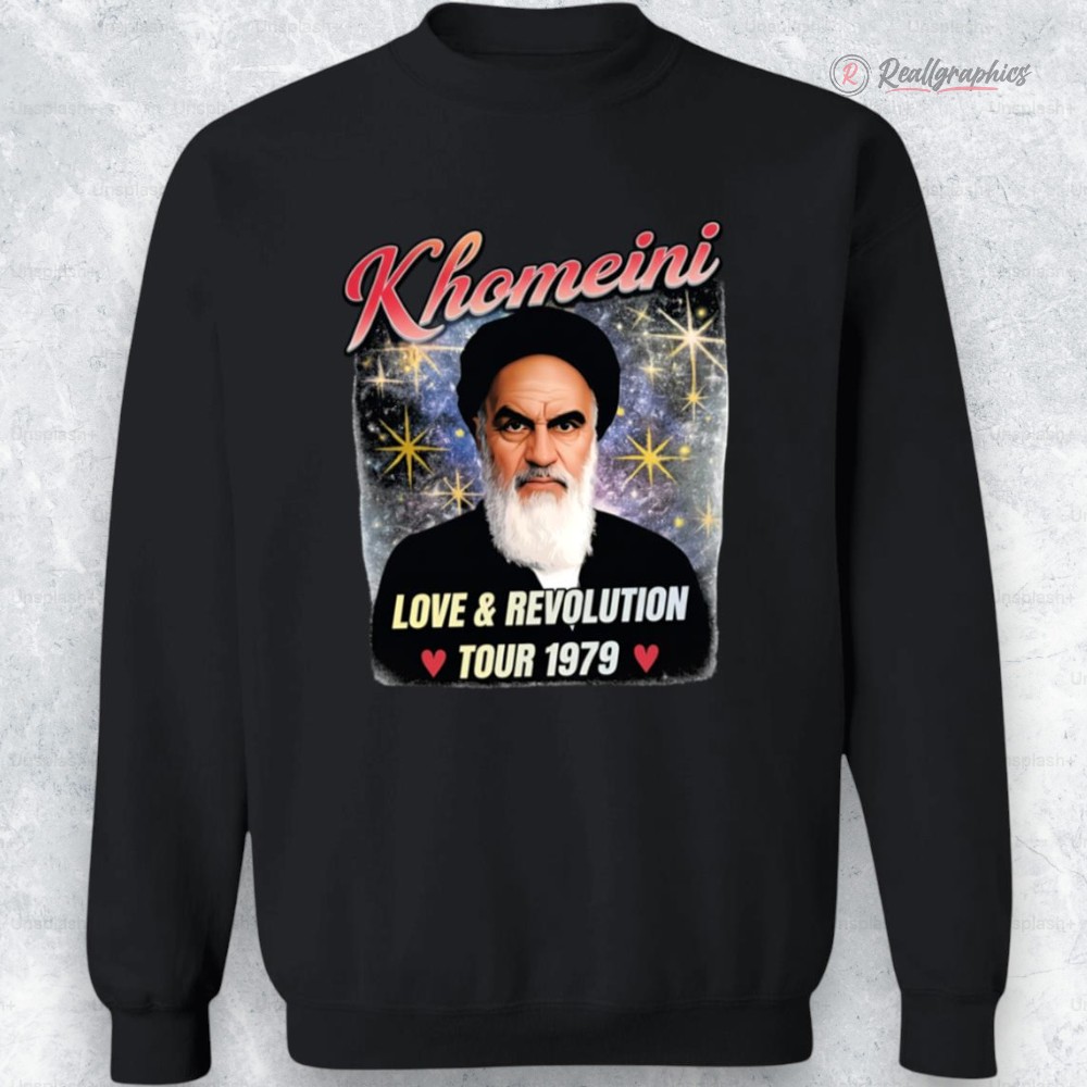 khomeini loe and reolution tour 1979 shirt 2 iqnnzp
