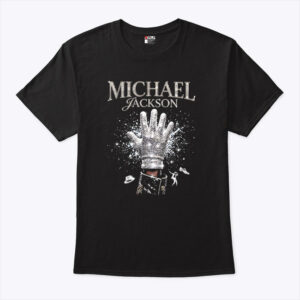 michael jackson king of pop halftone glove shirt jiyho6