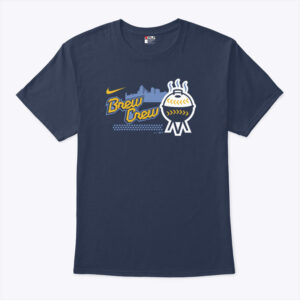 milwaukee brewers brew crew baseball unisex shirt shrpc6