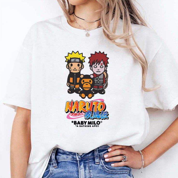 naruto baby milo a bathing ape unisex shirt 2 bt8ix5