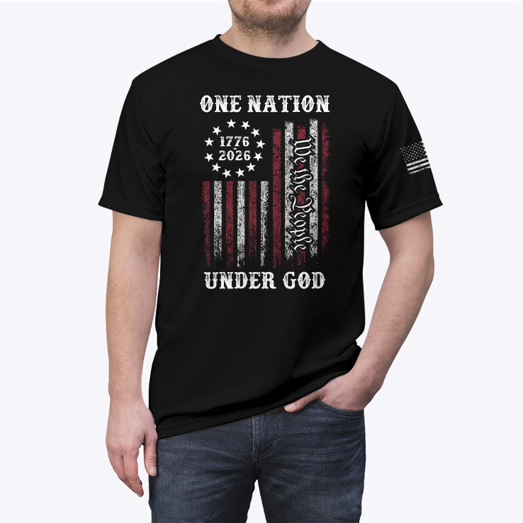 one nation under god 250th anniversary patriotic american flag shirt 2 au8hc5