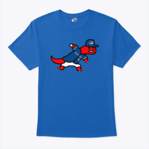 toronto raptors and toronto blue jays mascot mashup unisex shirt oc8lz8