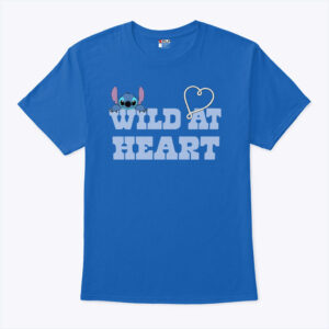 wild at heart stitch unisex shirt kxcvwk