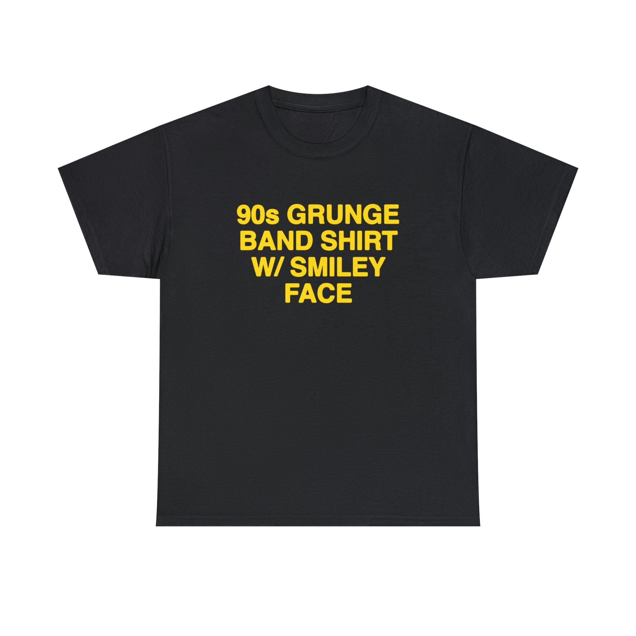 90s Grunge Band Shirt W Smiley Face Shirt 90s Grunge Band Shirt W Smiley Face Shirt