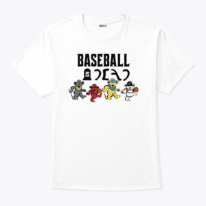 baseball is dead bear unisex shirt aliar9
