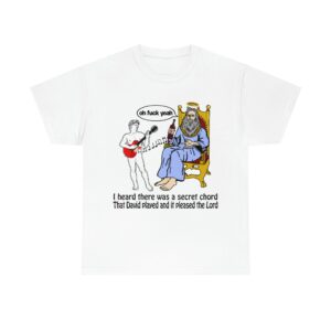 i heard there was a secret chord unisex shirt qnwoue