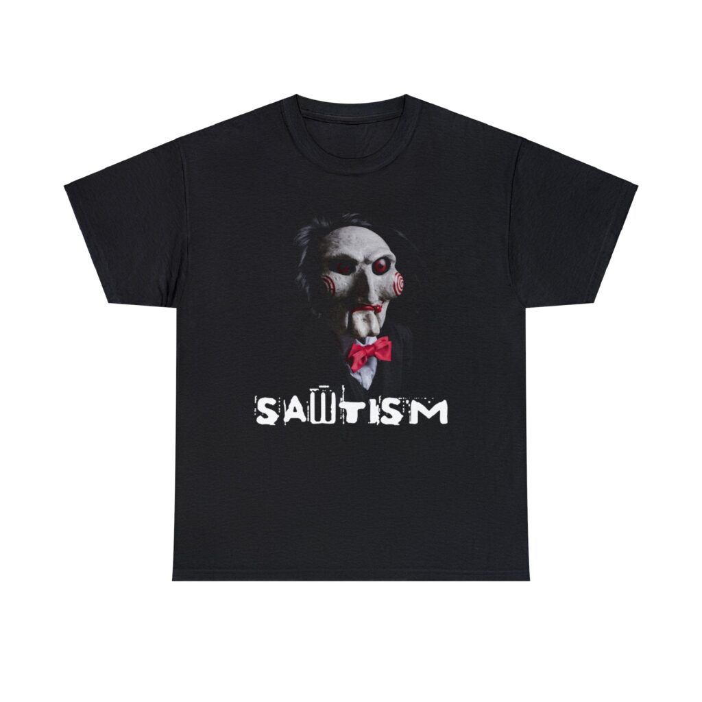 sawtism autism unisex shirt exluge