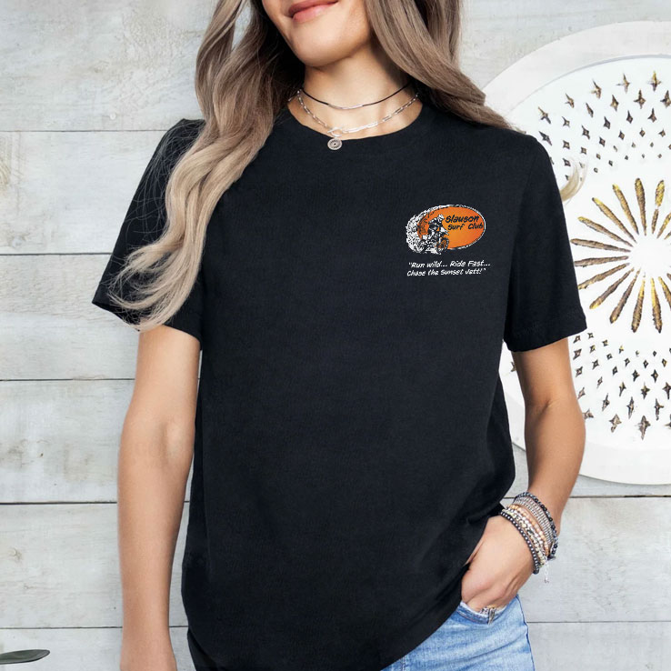 slauson surf club run wild ride fast chase the sunset vetunisex shirt 2 ux4te4